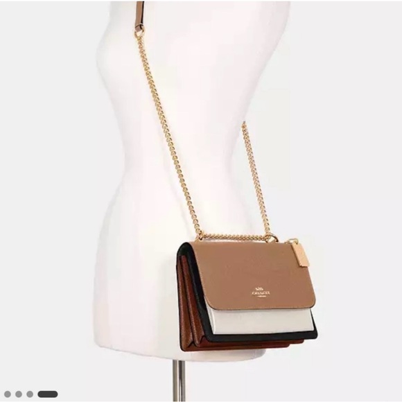 Coach Tan and Cream Crossbody Bag - Picture 2 of 5